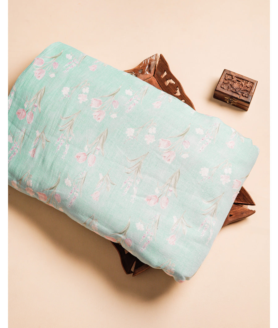 PURE LINEN PRINTED FABRIC
