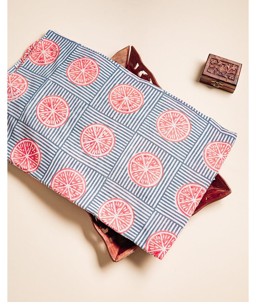 COTTON HANDBLOCK PRINTED FABRIC