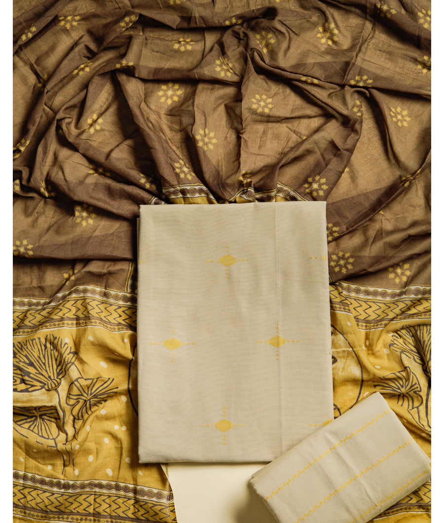 PURE COTTON WOVEN SUIT SET