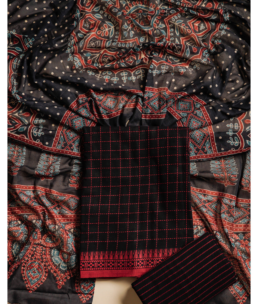 PURE COTTON WOVEN SUIT SET