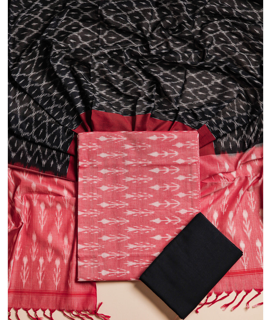MERCERIZED COTTON WOVEN IKAT SUIT SET