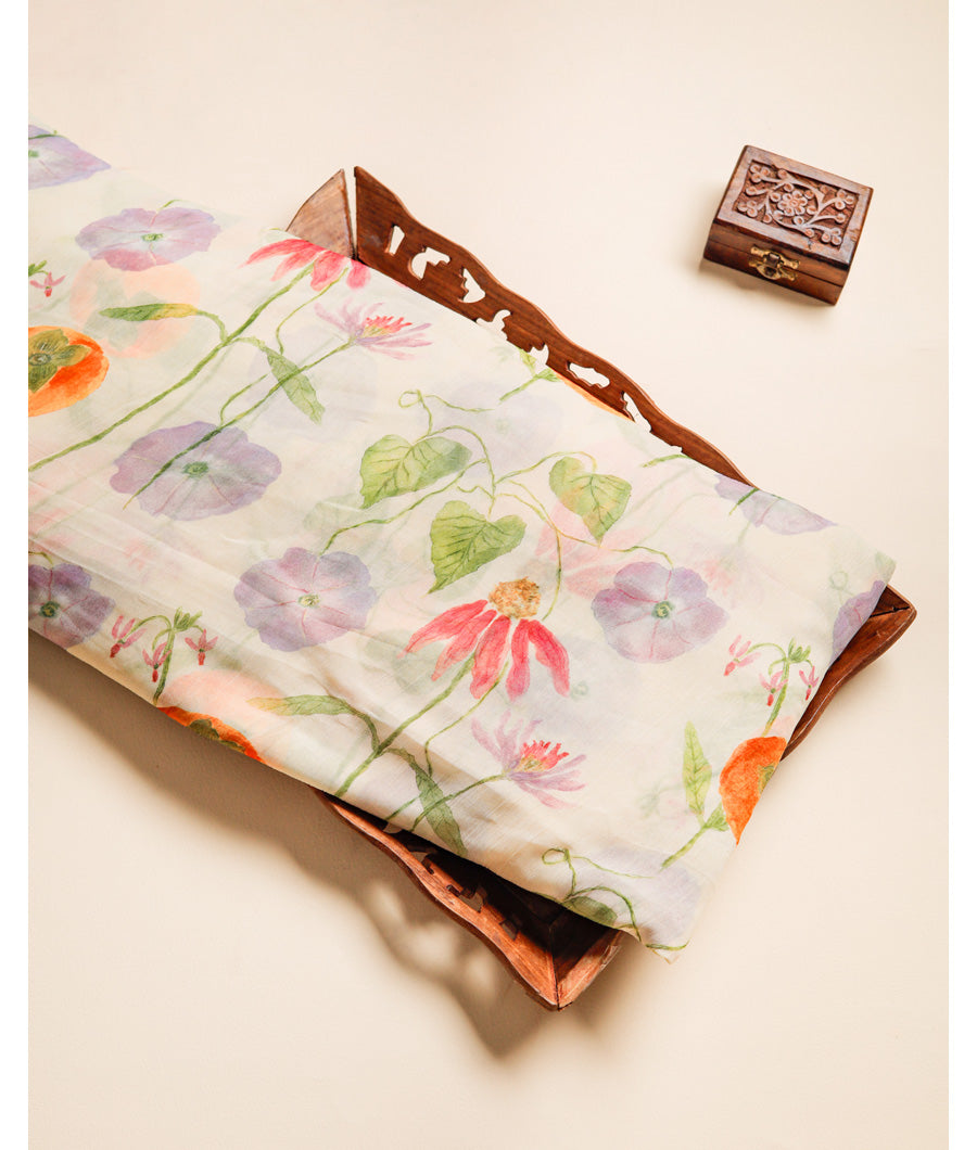 PURE CHIFFON PRINTED FABRIC