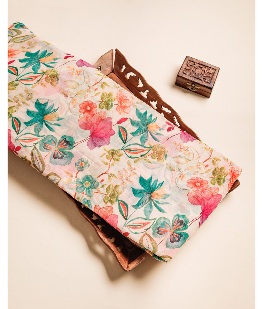 PURE CHIFFON PRINTED FABRIC