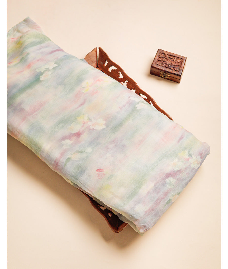 PURE CHIFFON PRINTED FABRIC