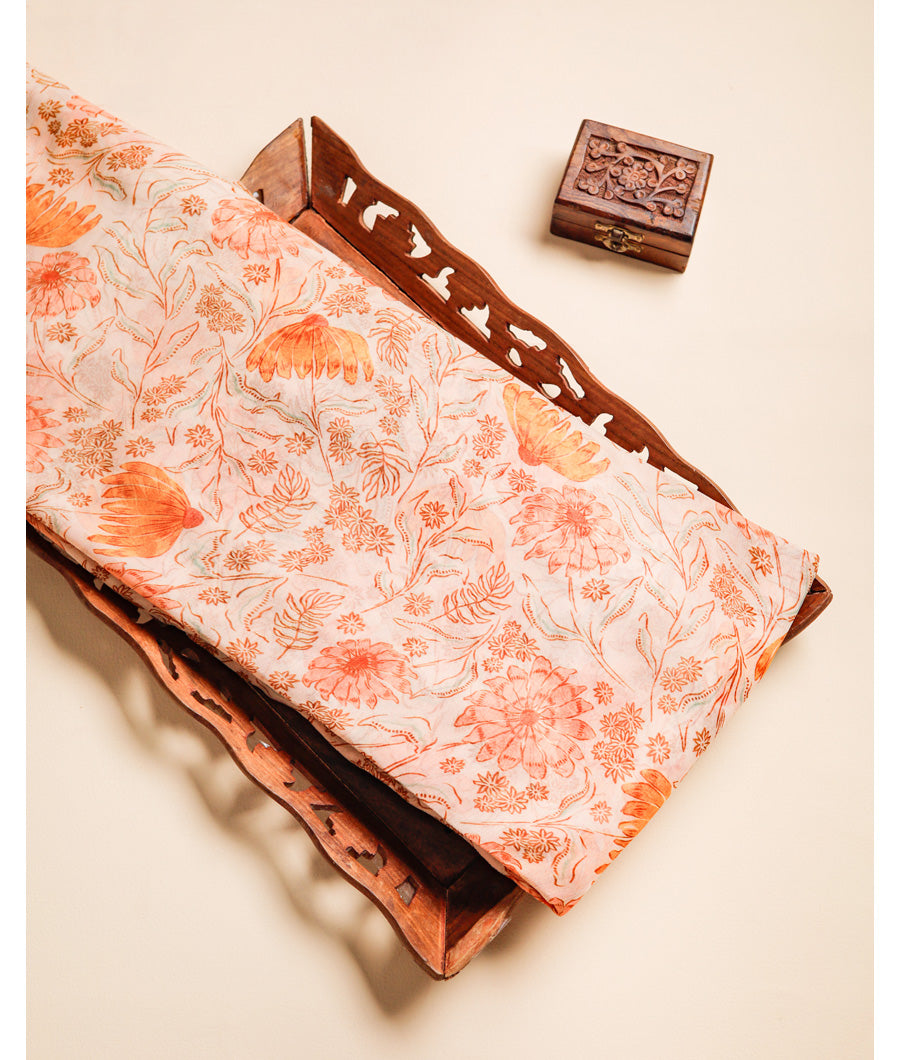 PURE CHIFFON PRINTED FABRIC