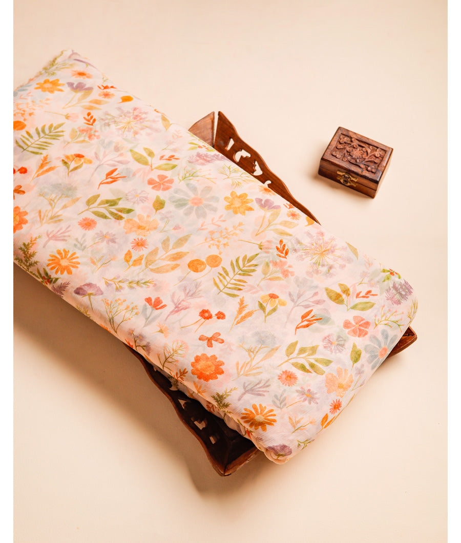 PURE CHIFFON PRINTED FABRIC