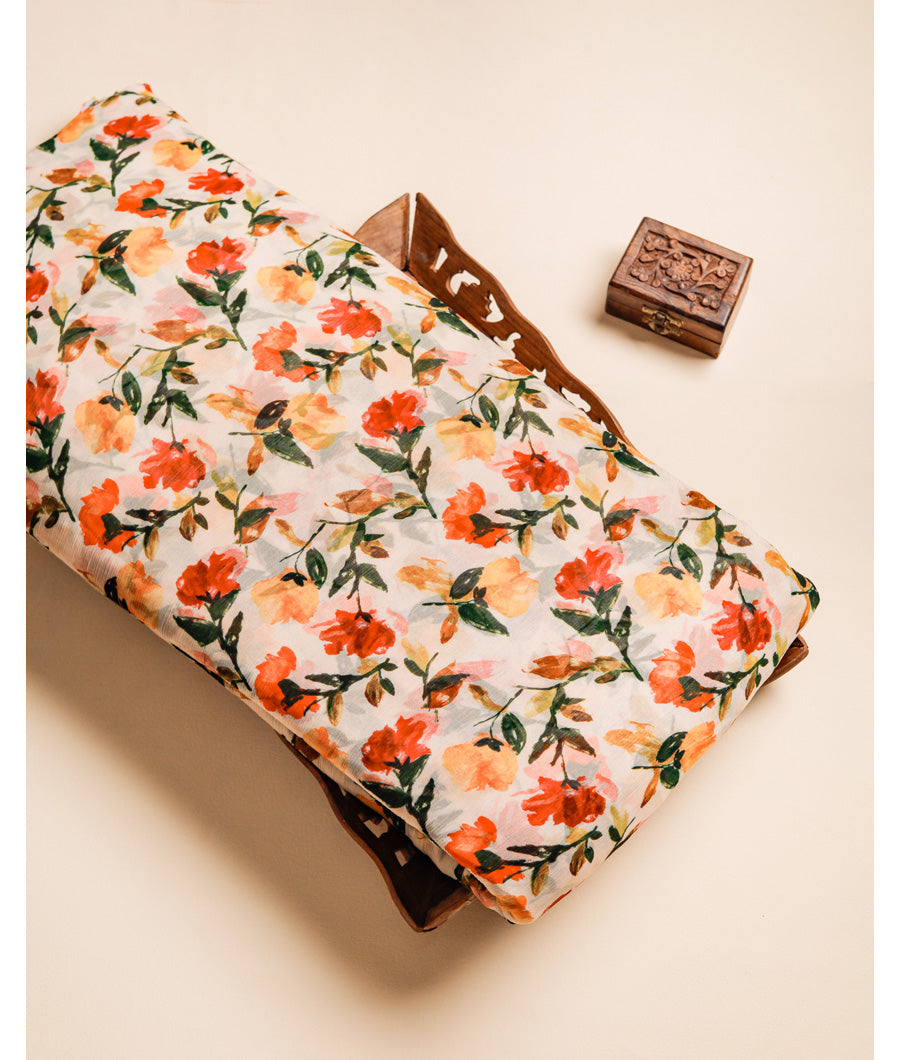 PURE CHIFFON PRINTED FABRIC