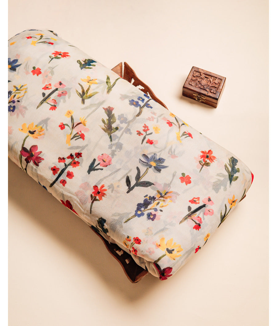 PURE CHIFFON PRINTED FABRIC