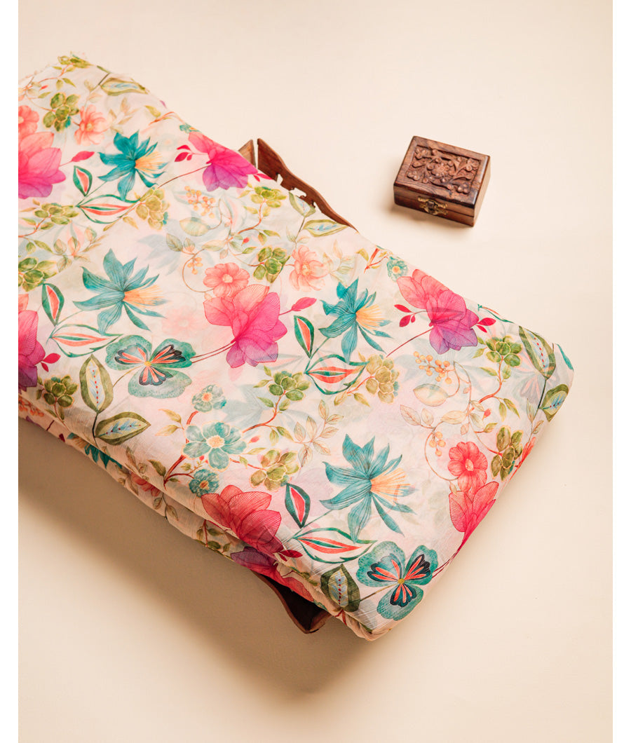 PURE CHIFFON PRINTED FABRIC