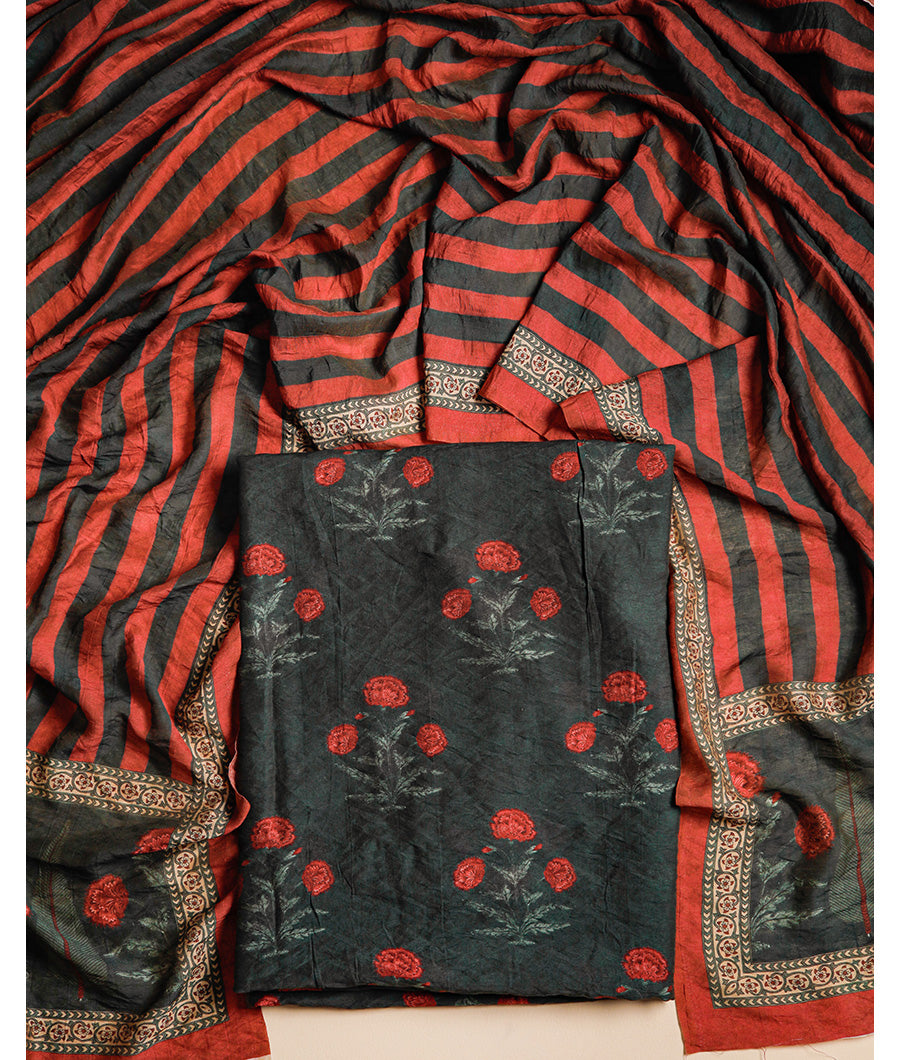 MOGRA CHANDERI 2 PIECE SET