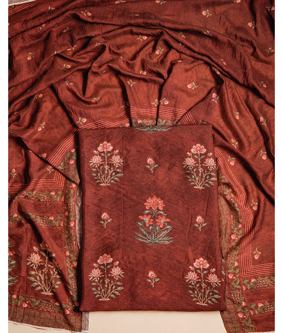 MOGRA CHANDERI 2 PIECE SET