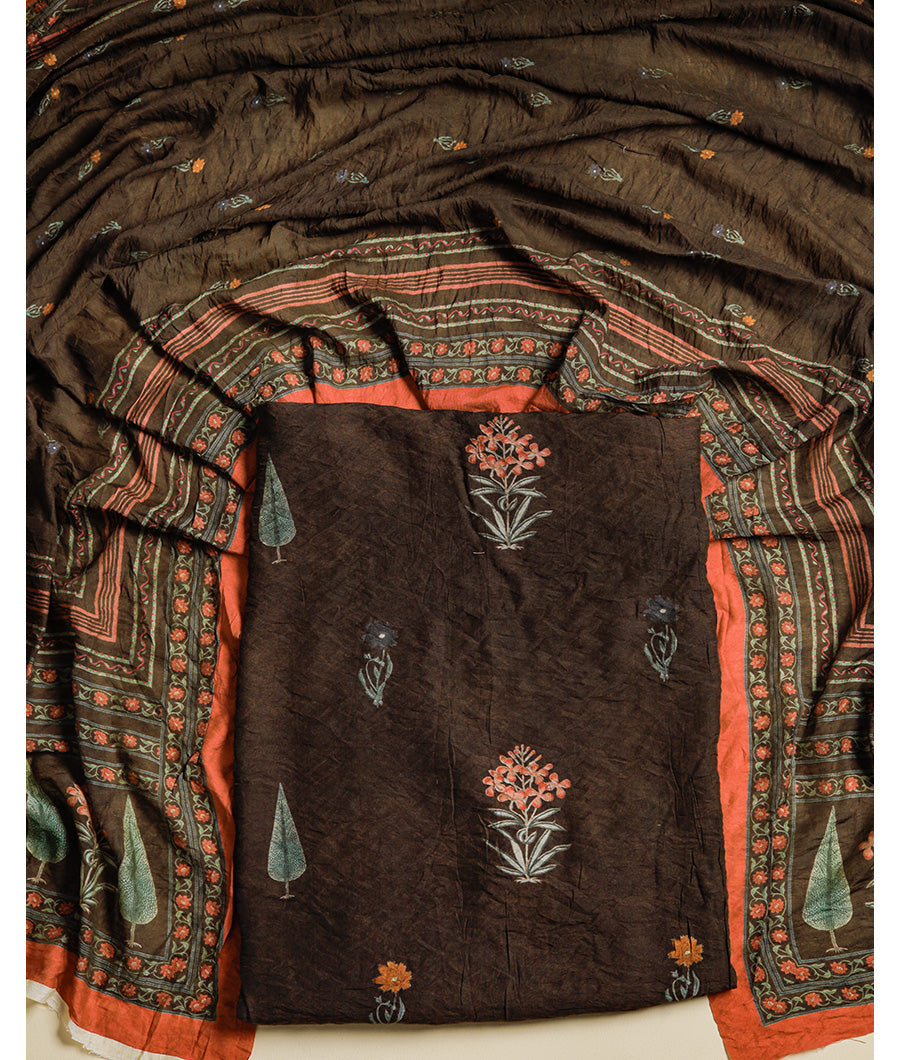 MOGRA CHANDERI 2 PIECE SET