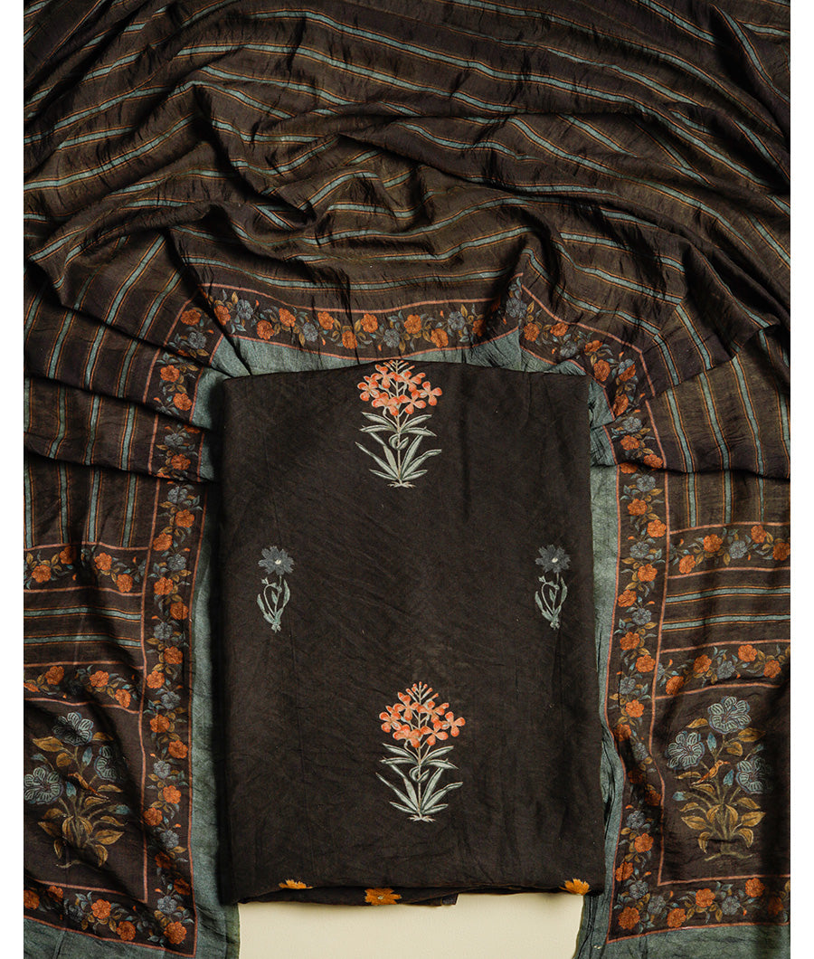 MOGRA CHANDERI 2 PIECE SET