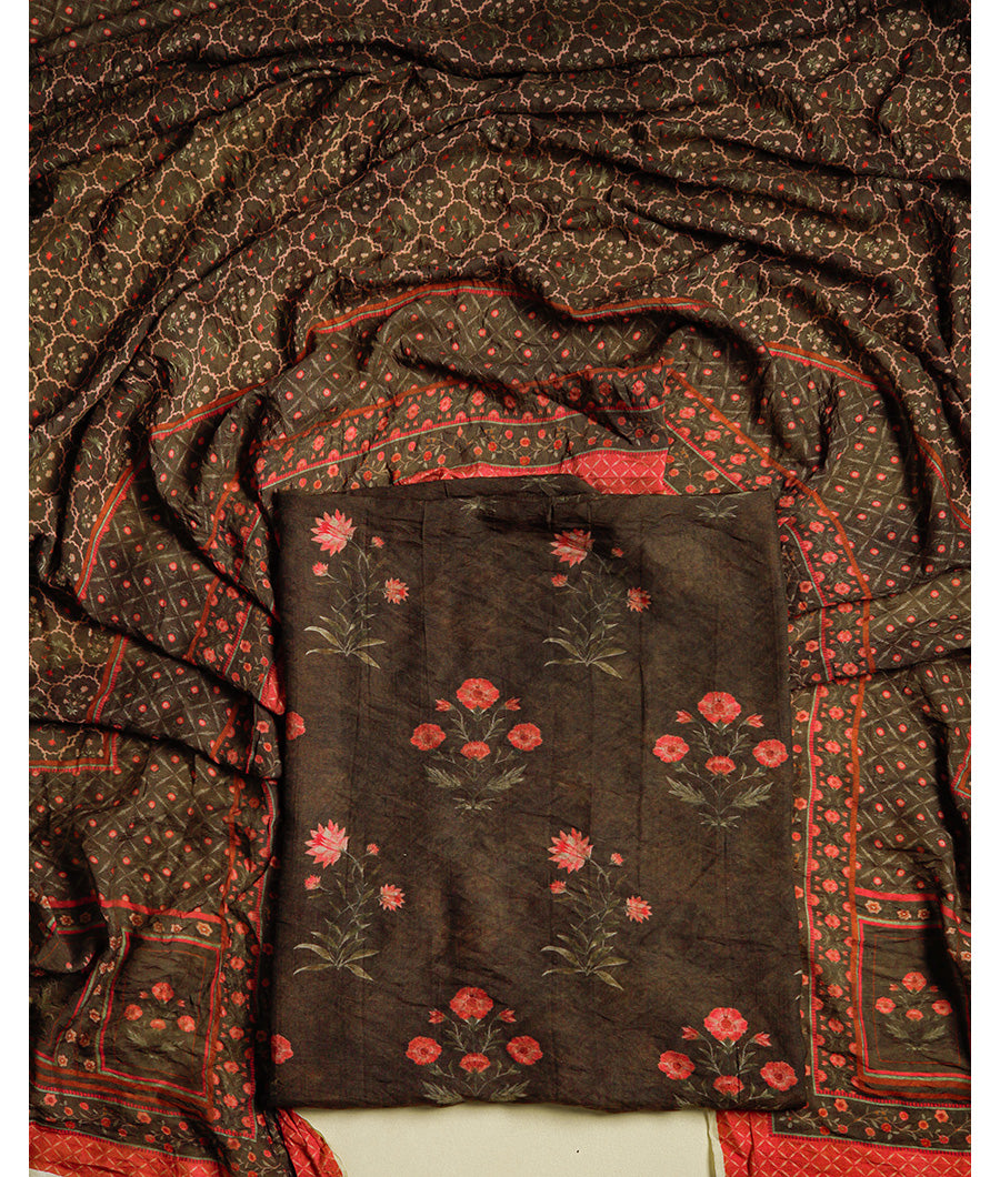 MOGRA CHANDERI 2 PIECE SET