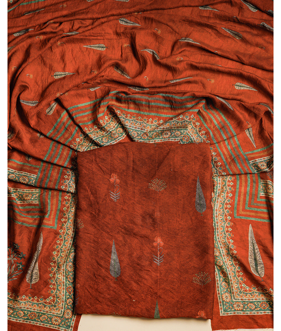 MOGRA CHANDERI 2 PIECE SET
