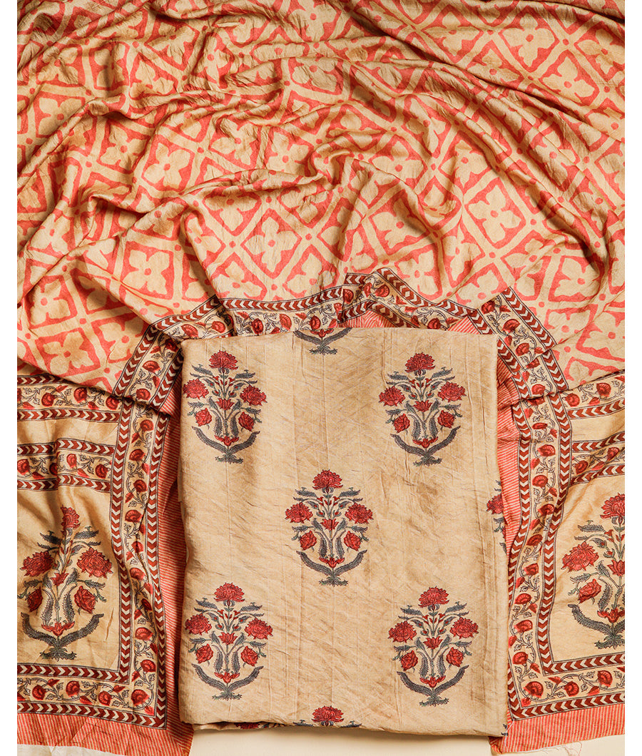 MOGRA CHANDERI 2 PIECE SET