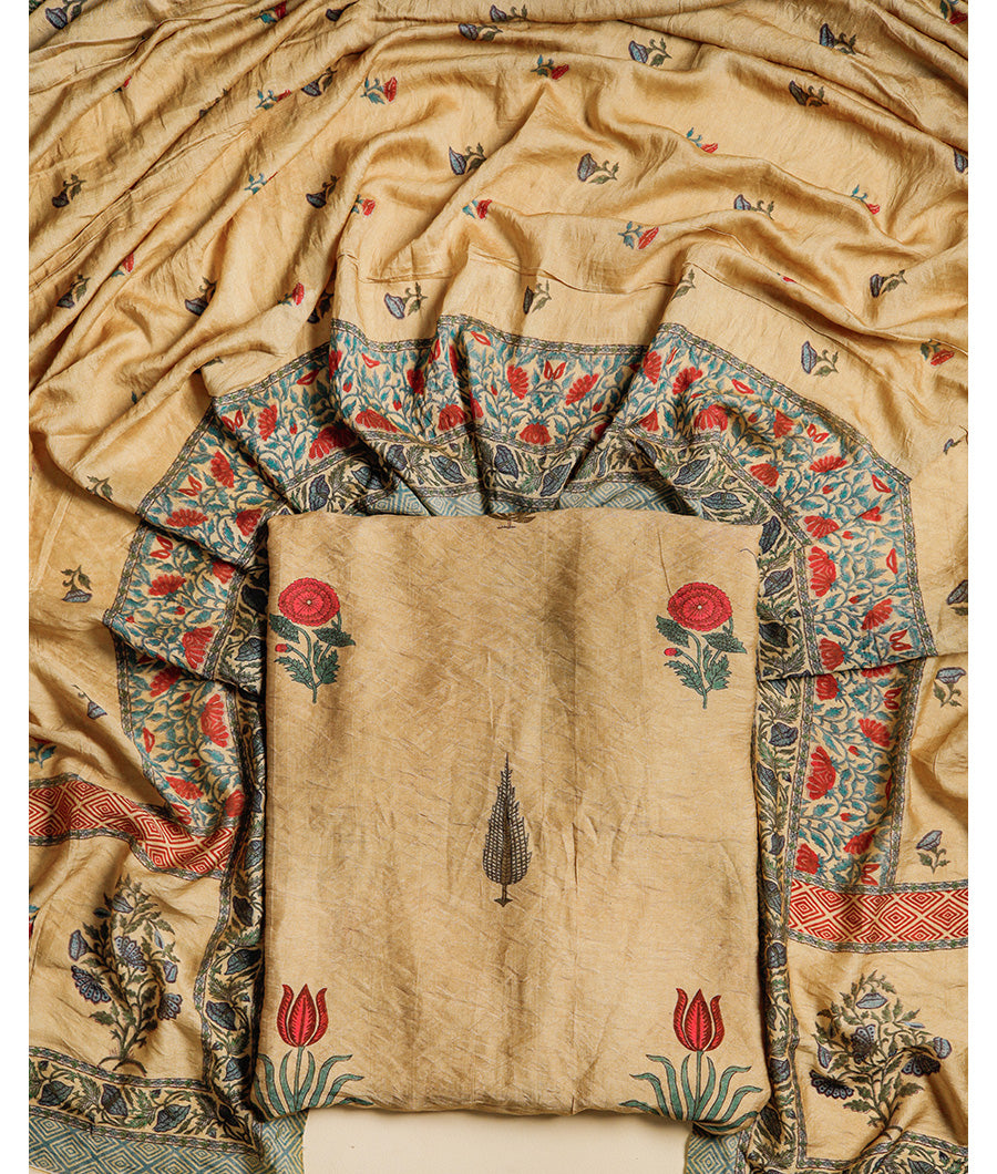MOGRA CHANDERI 2 PIECE SET
