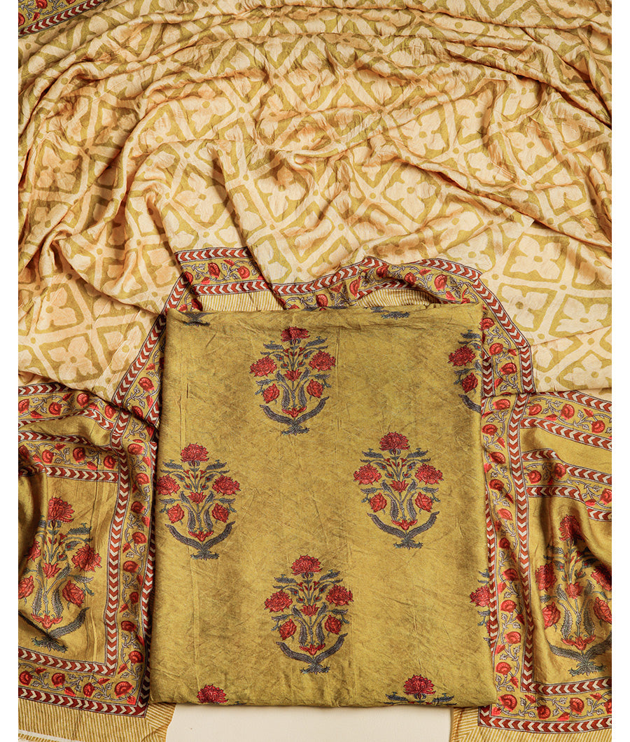 MOGRA CHANDERI 2 PIECE SET