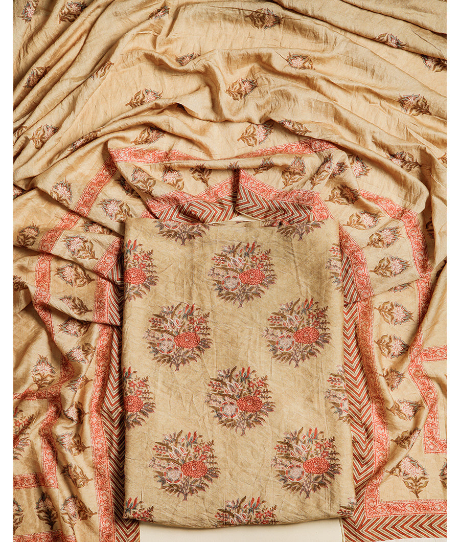 MOGRA CHANDERI 2 PIECE SET