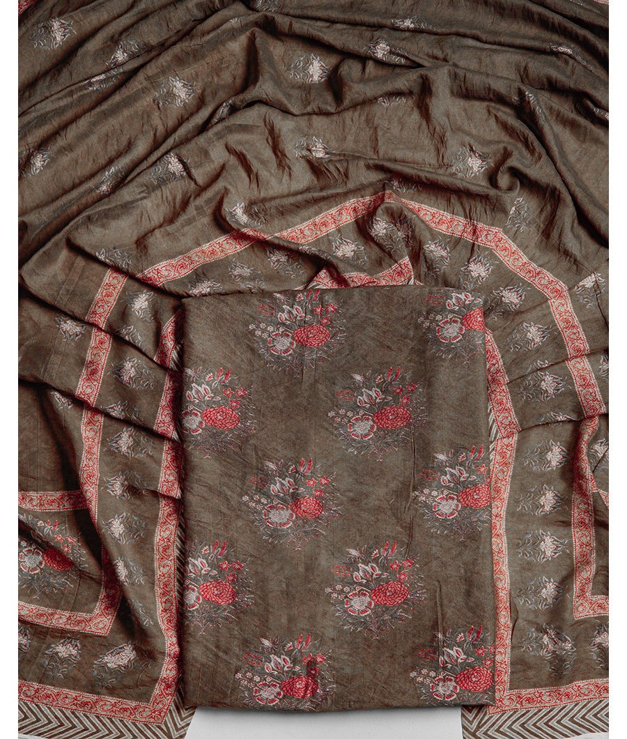 MOGRA CHANDERI 2 PIECE SET