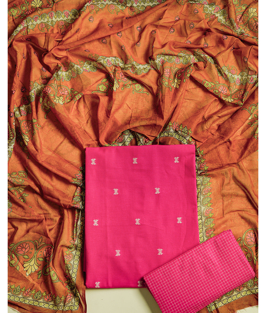 PURE COTTON WOVEN SUIT SET
