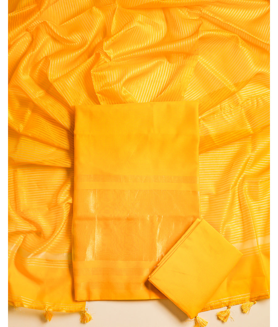 PURE CHANDERI SILK SUIT SET