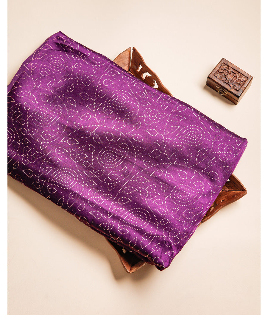 MASHRU SILK PRINTED FABRIC