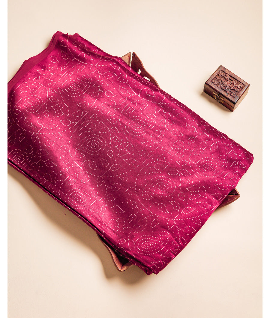 MASHRU SILK PRINTED FABRIC