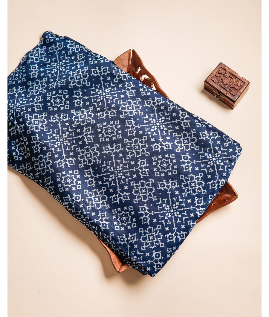 MASHRU SILK PRINTED FABRIC