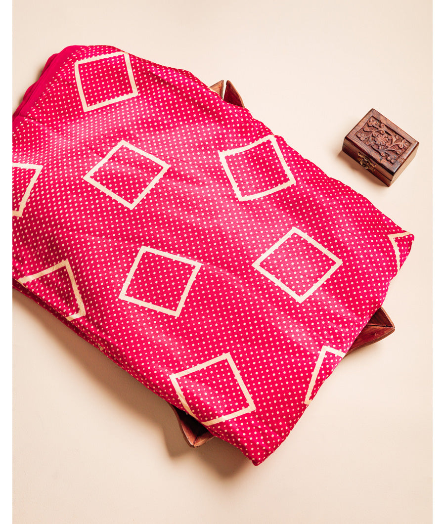 MASHRU SILK PRINTED FABRIC