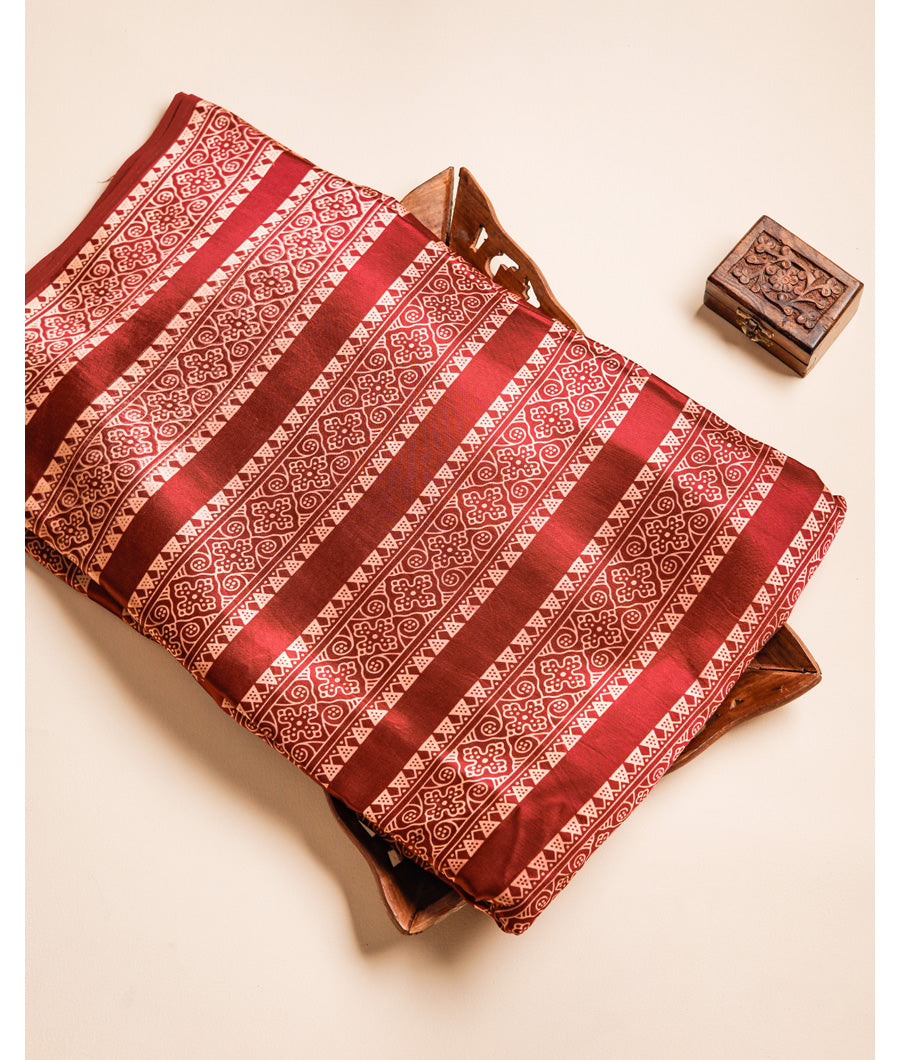 MASHRU SILK PRINTED FABRIC