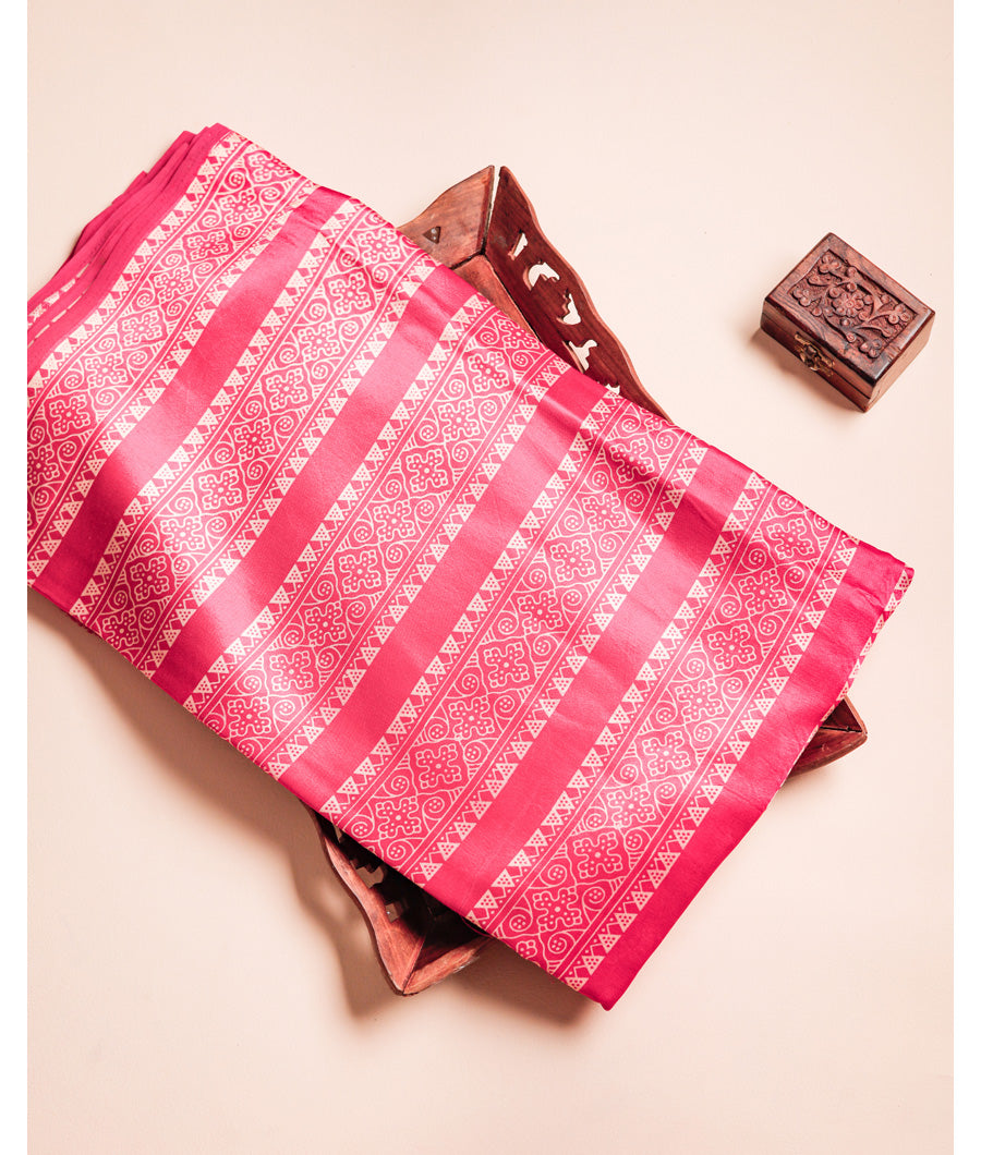 MASHRU SILK PRINTED FABRIC