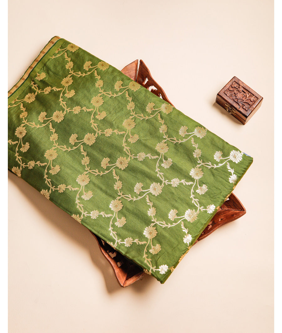 BANARASI JAAL FABRIC