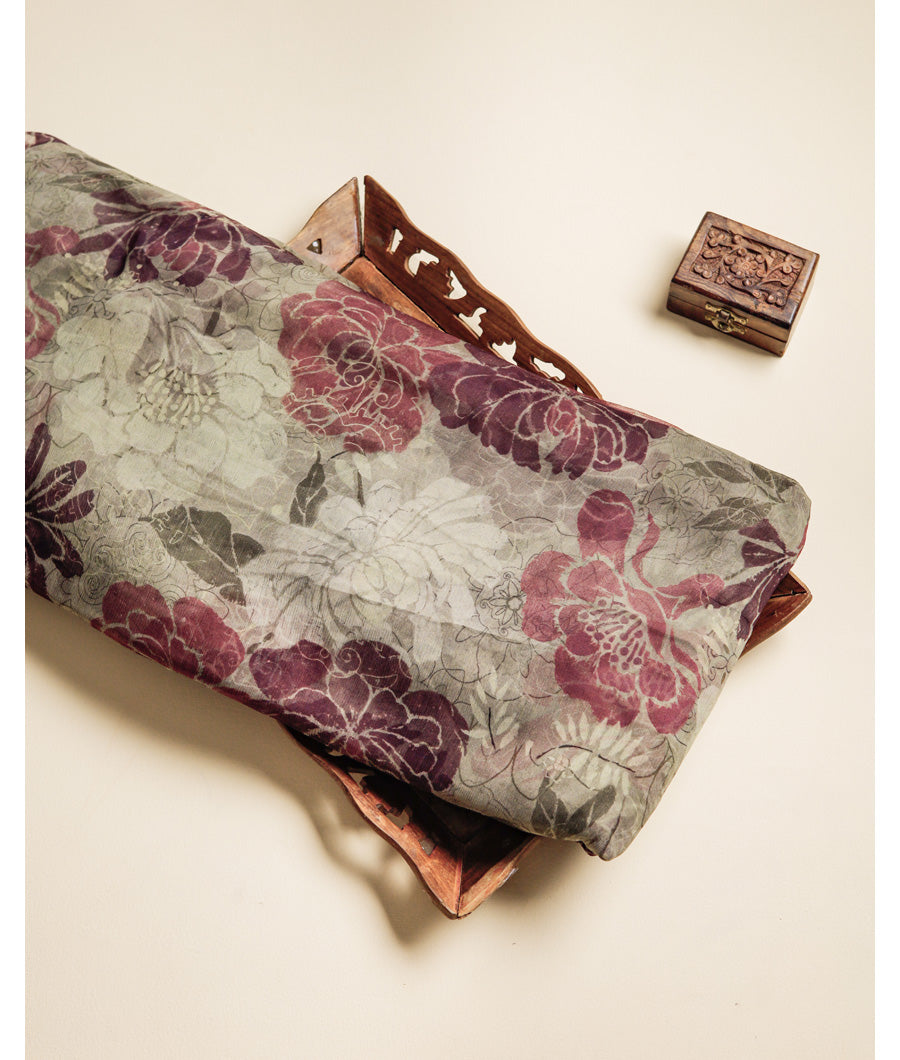 PURE CHIFFON PRINTED FABRIC