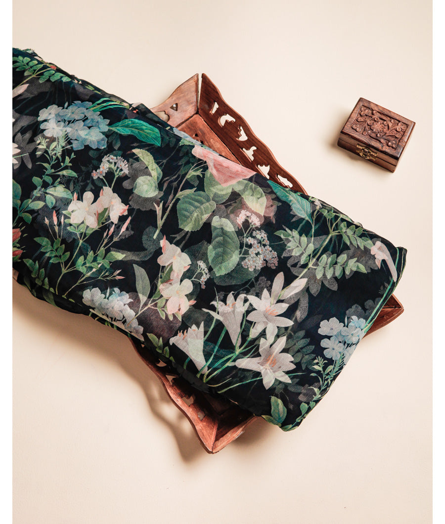 PURE CHIFFON PRINTED FABRIC