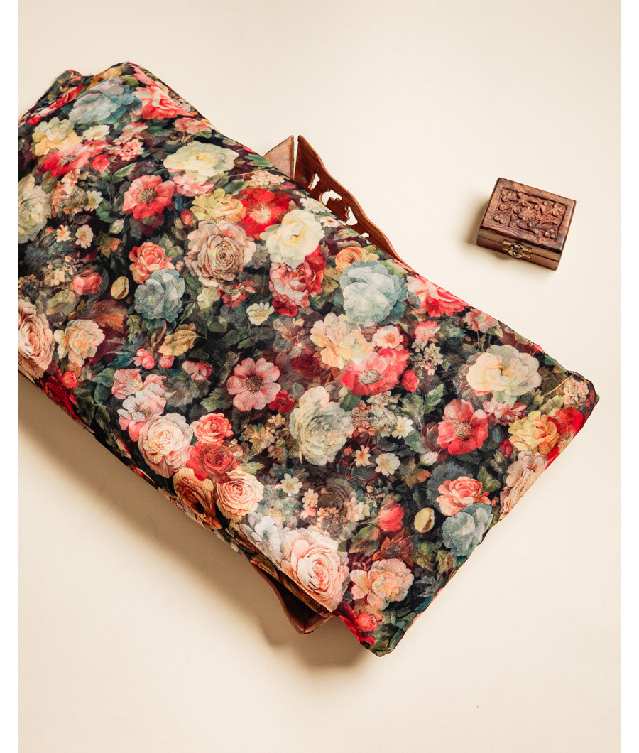 PURE CHIFFON PRINTED FABRIC