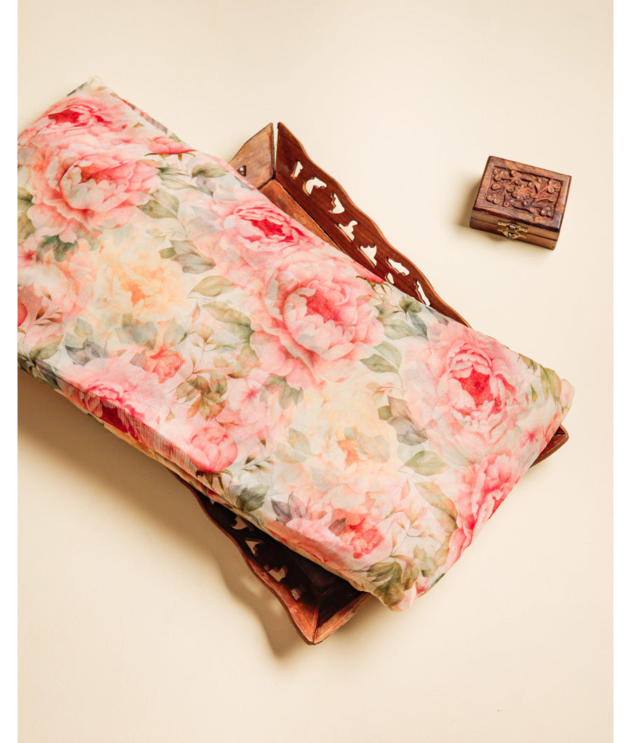 PURE CHIFFON PRINTED FABRIC