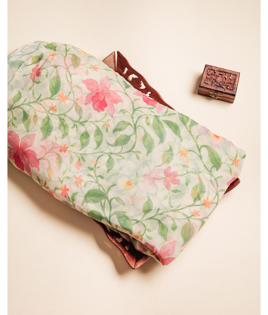 PURE CHIFFON PRINTED FABRIC