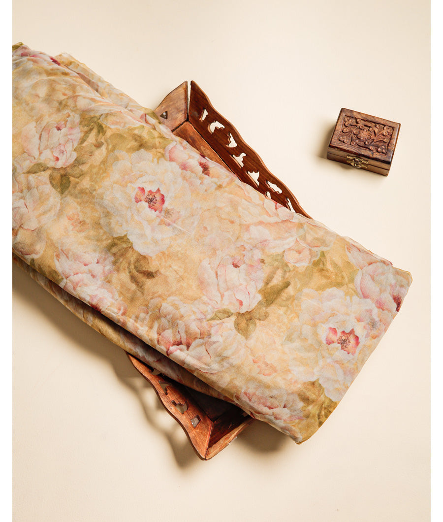 PURE CHIFFON PRINTED FABRIC