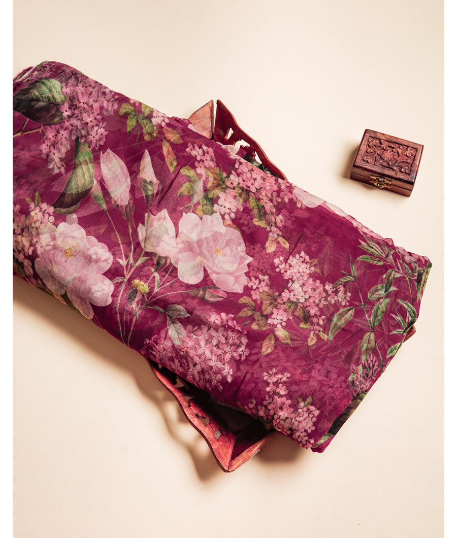 PURE CHIFFON PRINTED FABRIC