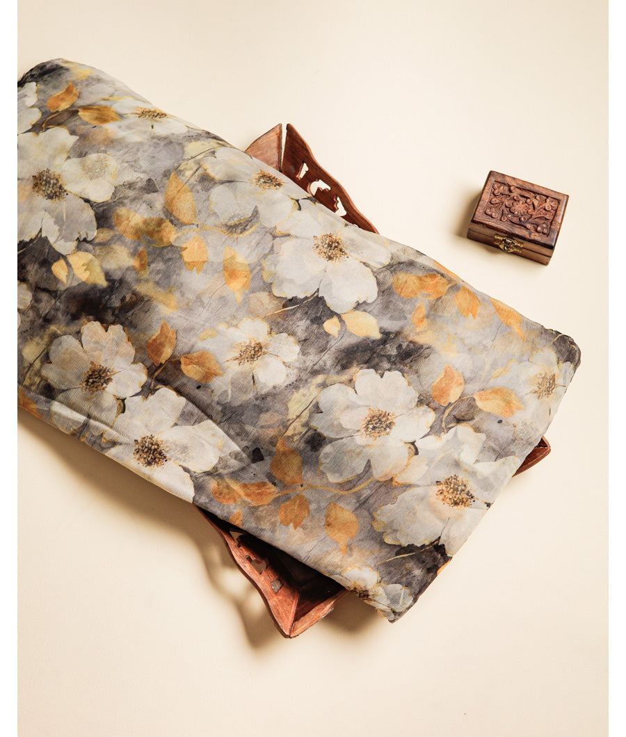 PURE CHIFFON PRINTED FABRIC