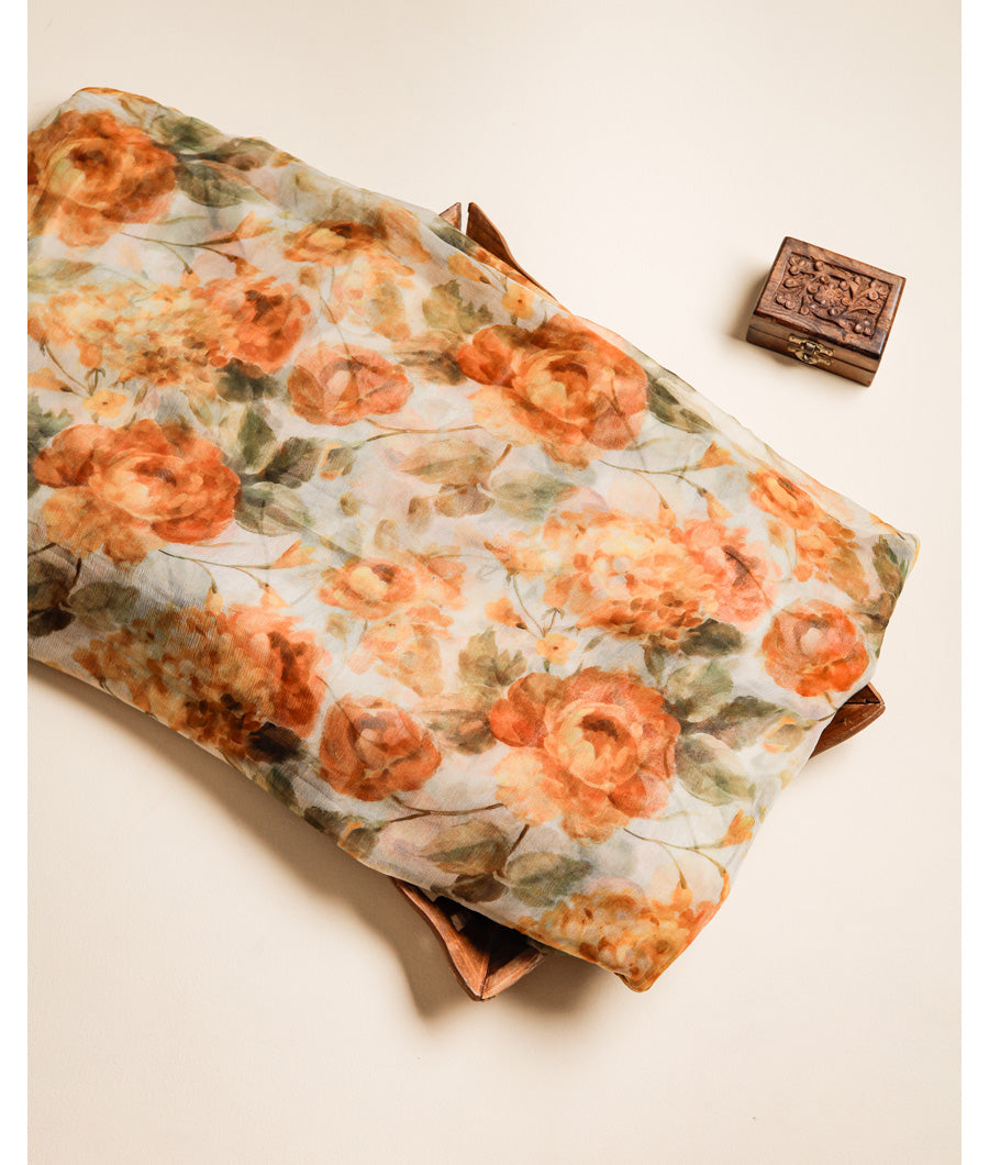 PURE CHIFFON PRINTED FABRIC