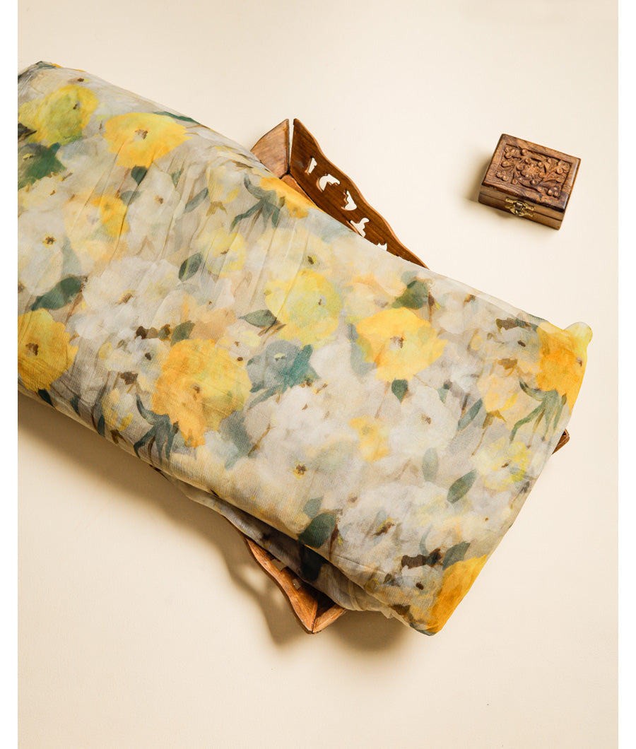 PURE CHIFFON PRINTED FABRIC