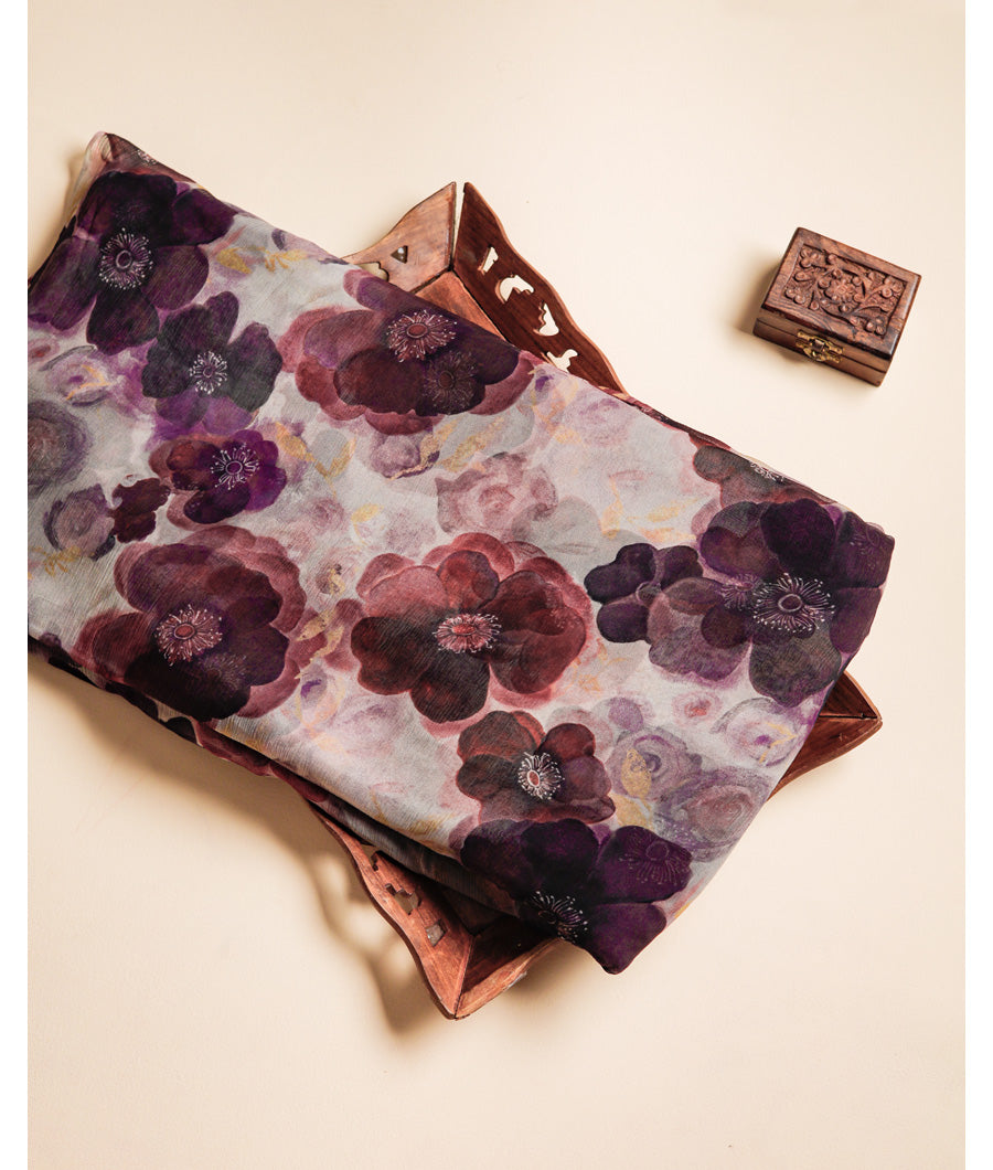 PURE CHIFFON PRINTED FABRIC