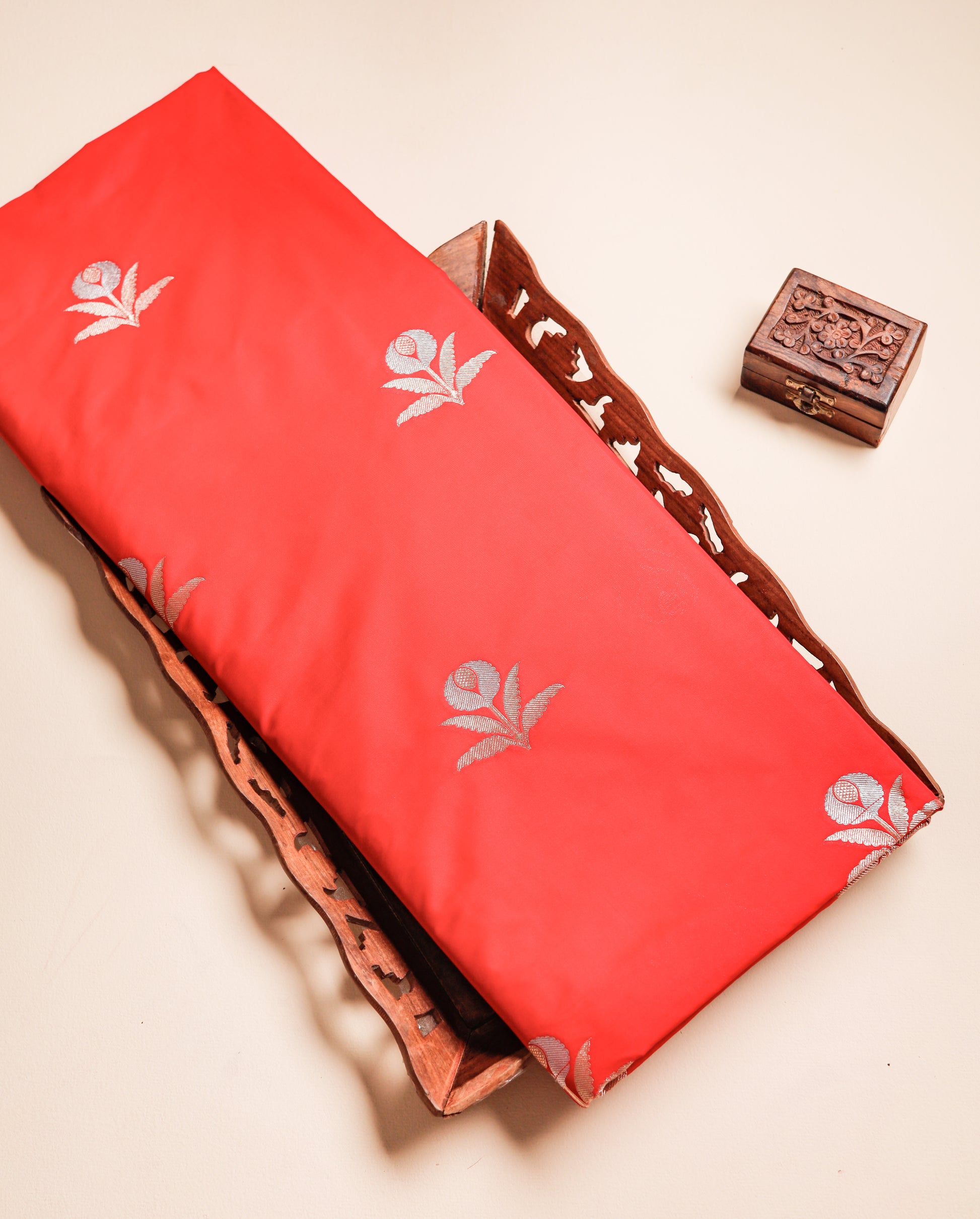 PURE BANARASI BROCADE SILK FABRIC