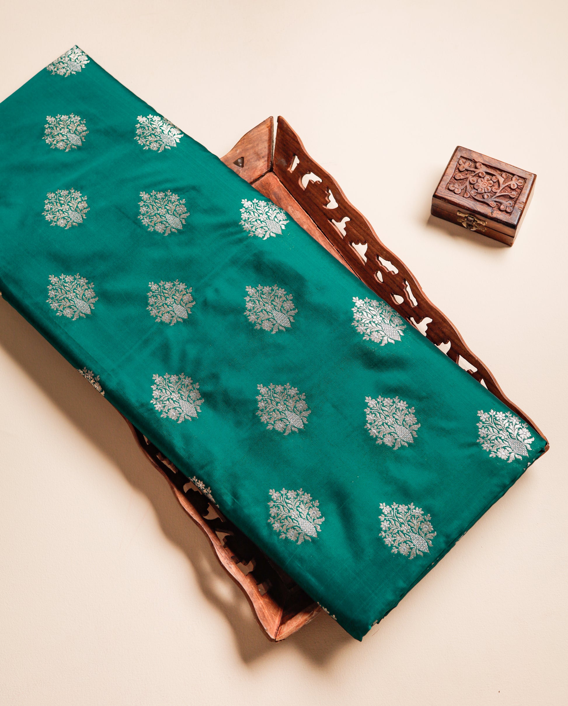 PURE BANARASI BROCADE SILK FABRIC