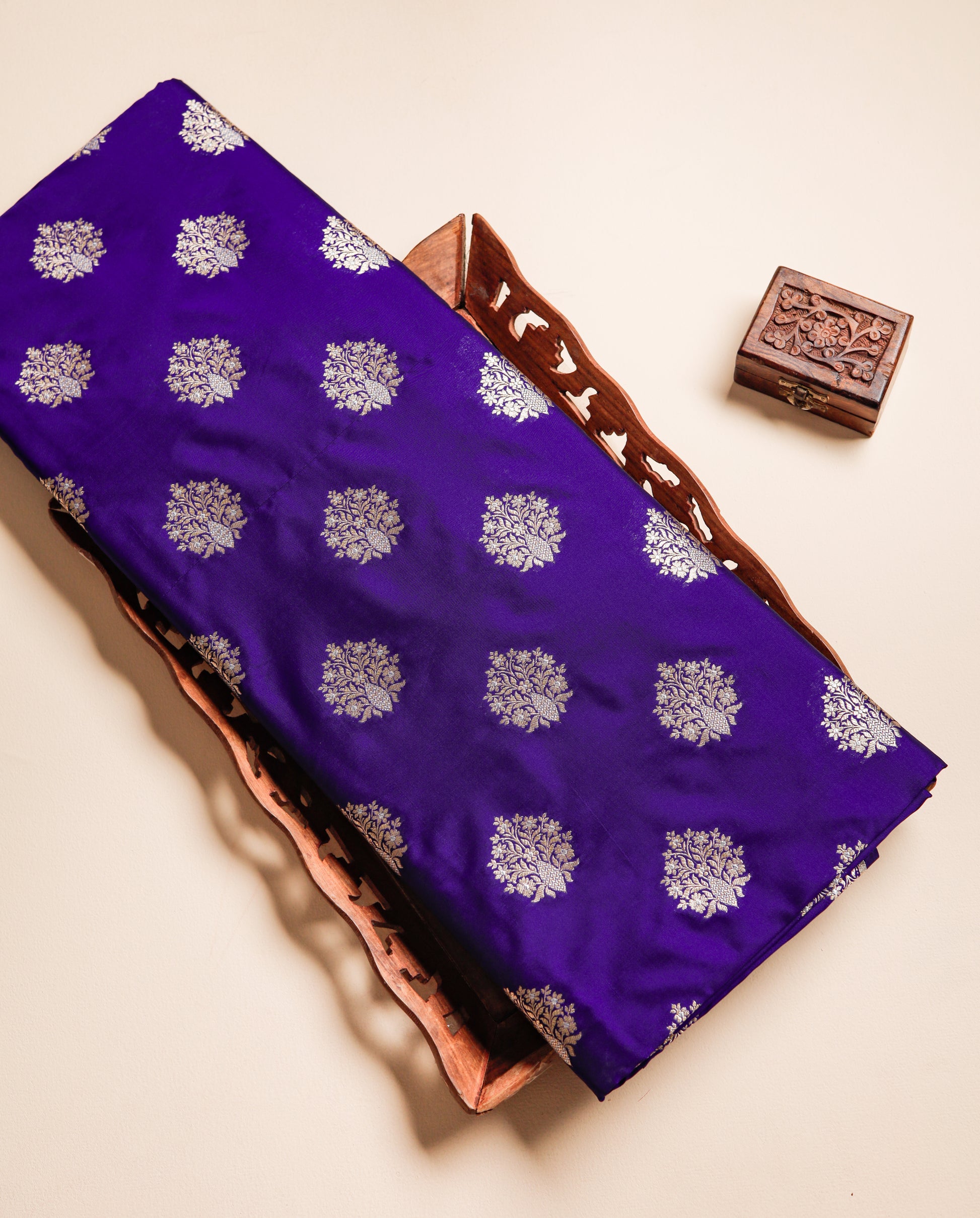 PURE BANARASI BROCADE SILK FABRIC