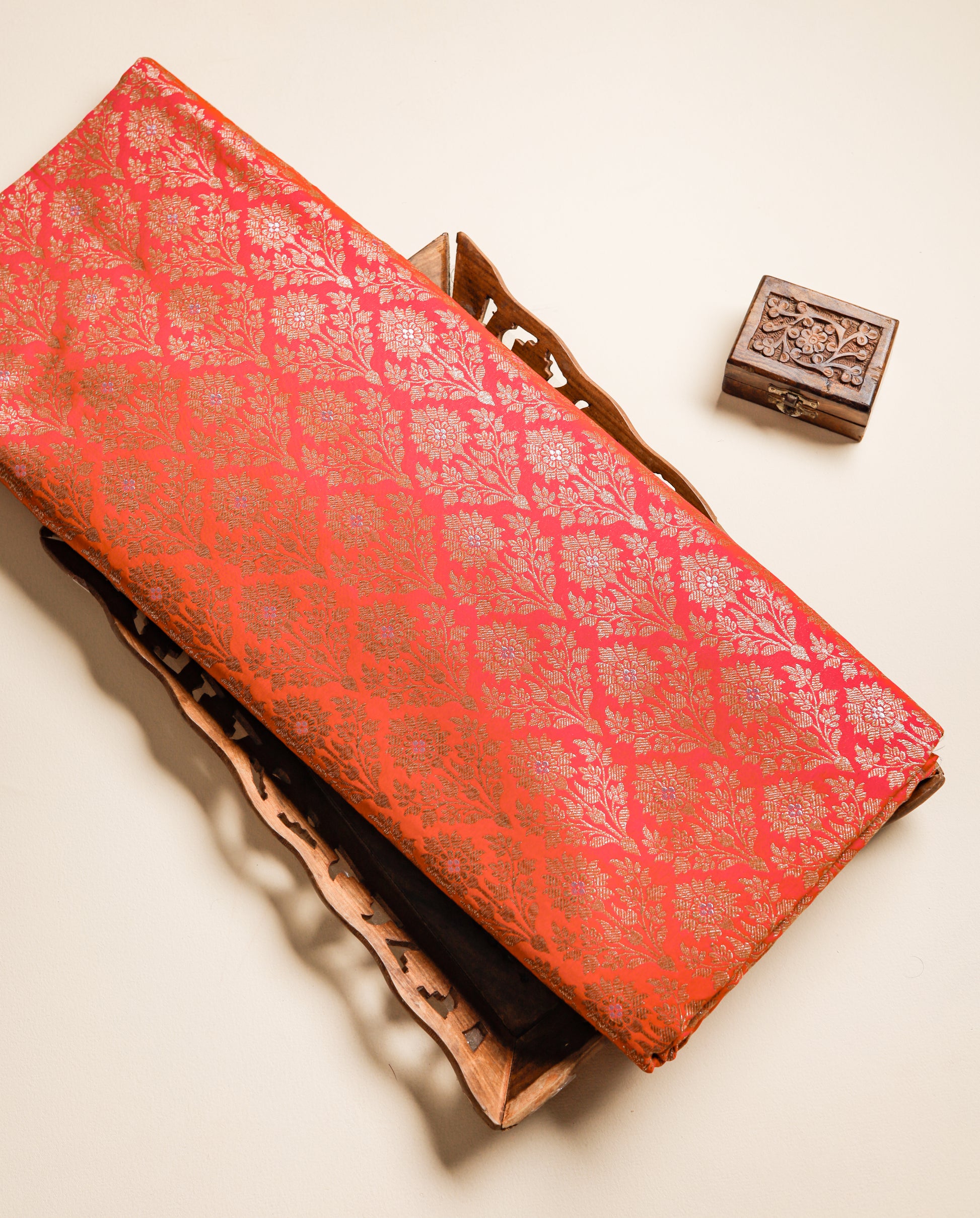 PURE BANARASI BROCADE SILK FABRIC