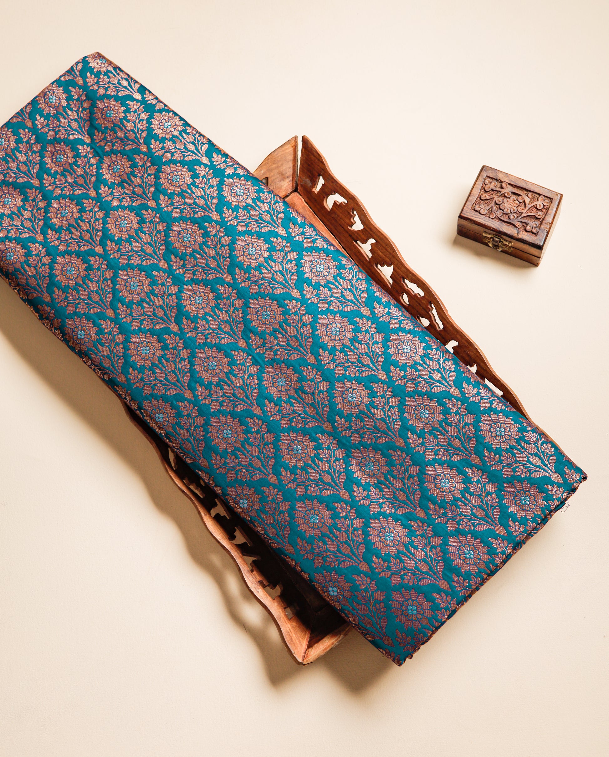 PURE BANARASI BROCADE SILK FABRIC