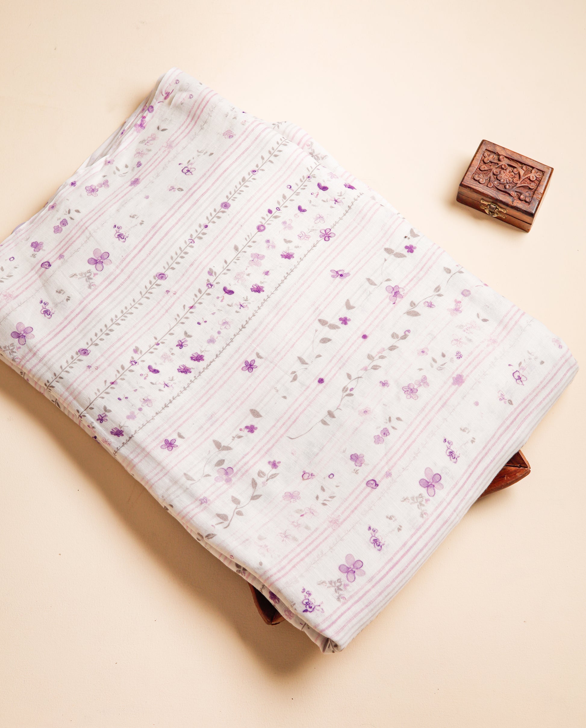 PURE LINEN PRINTED FABRIC